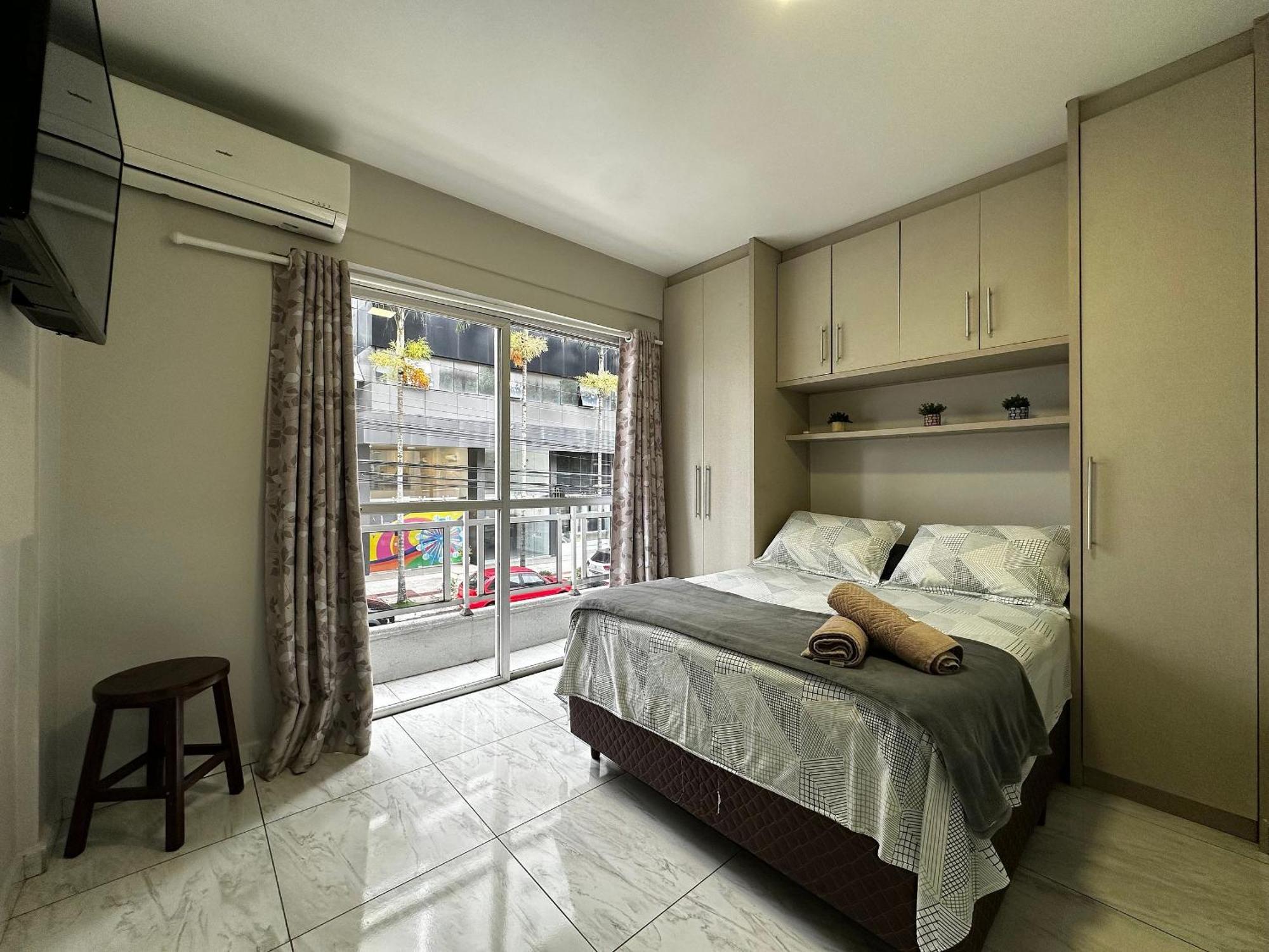 Apartmán Ma01- Kitnet Com Ar | Vista Big Wheel | Garagem Balneário Camboriú Exteriér fotografie