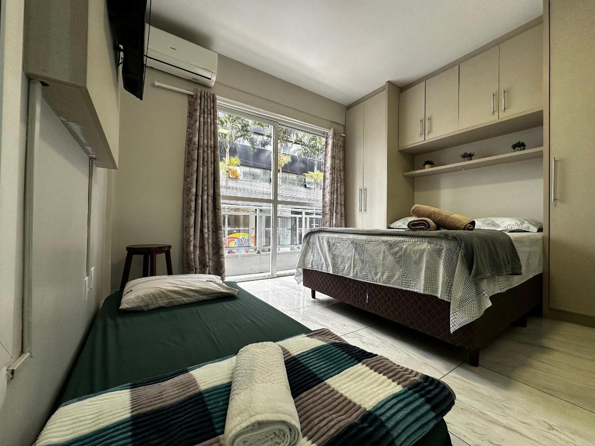Apartmán Ma01- Kitnet Com Ar | Vista Big Wheel | Garagem Balneário Camboriú Exteriér fotografie